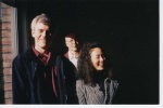 With Leslie Bassett and Michael Lorimer in Ann Arbor, Michigan