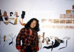 At MacDowell Colony Art studio of Martie Holmer from NYC