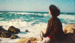 facing the Pacific ocean...
